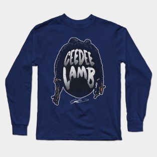 CeeDee Lamb Dallas Player Silhouette Long Sleeve T-Shirt